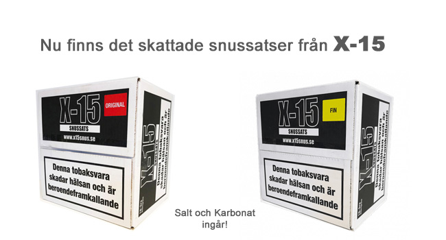 Snussatser från X-15